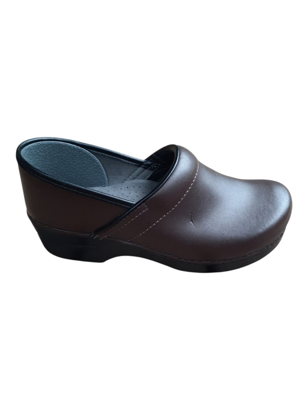 Dansko Choclate Brown Leather Slip-on Comfort Clogs Size US 9.5-10/EU 40